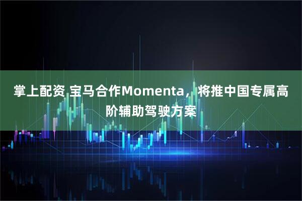 掌上配资 宝马合作Momenta，将推中国专属高阶辅助驾驶方案